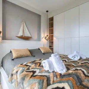 Apartmán Waterlane Island - Riverview Pool, Spa, Gym & Parking By Downtown, Gdaňsk